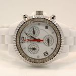Aqua Master Ladies Ceramic Diamond Watch 1.25ctw W1151 1
