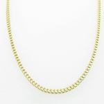 Mens Yellow-Gold Franco Link Chain Length - 16 inches Width - 1.5mm 3