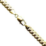 10K YELLOW Gold SOLID ITALY MIAMI CUBAN Chain - 32 Inches Long 6.4MM Wide 1