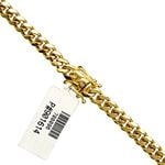 "14K YELLOW Gold MIAMI CUBAN SOLID CHAIN - 30"" Long 7X3.5MM Wide 1"