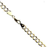 14K Diamond Cut Gold SOLID ITALY CUBAN Chain - 22 Inches Long 5.7MM Wide 1