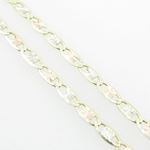 Mens Yellow-Gold Fancy Link Chain Length - 16 inches Width - 2.5mm 3