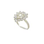 10k Yellow Gold Syntetic white gemstone ring ajr1 Size: 7.25 1