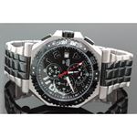 Aqua Master Mens Swiss Made Two Tone Sports Diamond Watch 0.12ctw 1