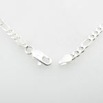Silver Figaro link chain Necklace BDC83 3