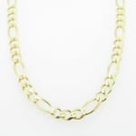 Mens Yellow-Gold Figaro Link Chain Length - 20 inches Width - 4.5mm 3