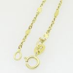 10K Yellow Gold diamond cut vale fancy chain GC33 3