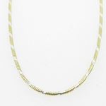 Ladies .925 Italian Sterling Silver Two Tone Snake Link Chain Length - 24 inches Width - 1mm 3