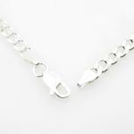 Silver Curb link chain Necklace BDC85 3