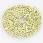 10K Yellow Gold rope chain GC5 1