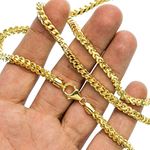 10K YELLOW Gold SOLID FRANCO Chain - 26 Inches Long 4.2MM Wide 3