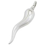 Italian horn pendant SB26 51mm tall and 10mm wide 1
