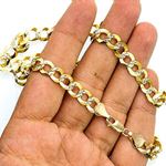 10K Diamond Cut Gold HOLLOW ITALY CUBAN Chain - 26 Inches Long 8.3MM Wide 3