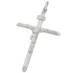 Jesus cut crucifix cross pendant SB36 54mm tall and 33mm wide 1