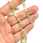 10K YELLOW Gold SOLID ITALY CUBAN Chain - 26 Inches Long 5.8MM Wide 3