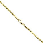 10K Yellow SOLID Gold Rope Chain Necklace 2.75MM wide 1