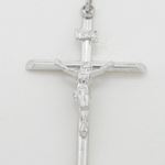 Jesus cut crucifix cross pendant SB36 54mm tall and 33mm wide 3