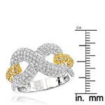 Cocktail Unique White Yellow 1.5 Ctw Diamonds In-3