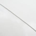Womens Sterling silver White single row cz bracelet 3