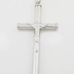 Jesus cut crucifix cross pendant SB29 92mm tall and 45mm wide 3