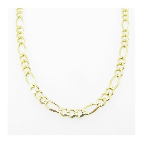 Mens Yellow-Gold Figaro Link Chain Length - 22 inches Width - 5mm 3