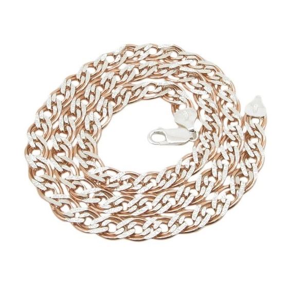 925 Sterling Silver Italian Chain 24 inches long and 6mm wide GSC8 1