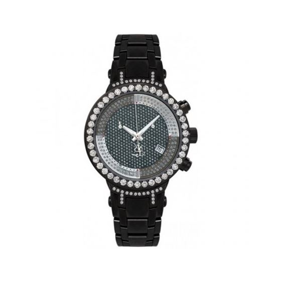 Ladies Joe Rodeo Diamond Watch 2ct Black Case 1