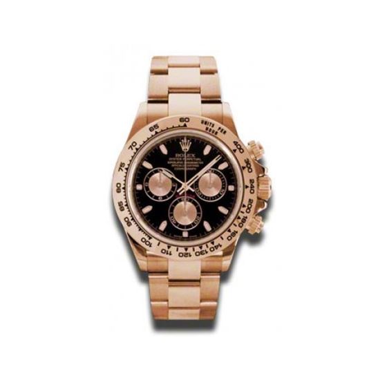 Rolex Watches  Daytona Everose Gold  Bracelet 116505 bk