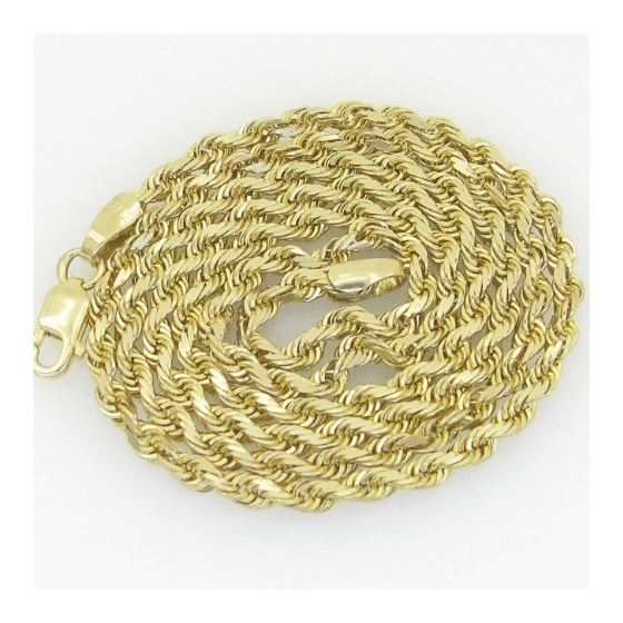 10K Yellow Gold rope chain GC12 1