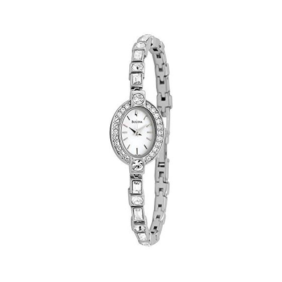 Women's 96T49 Bracelet White Dial Watch