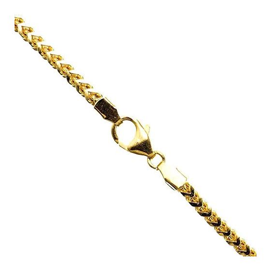 14K YELLOW Gold SOLID FRANCO Chain - 22 Inches Long 3.2MM Wide 1