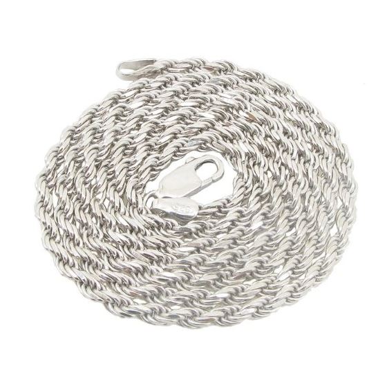 925 Sterling Silver Italian Chain 24 inches long and 3mm wide GSC9 1