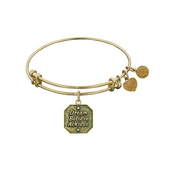 Angelica Ladies Inspirational Collection Bangle Charm 7.25 Inches (Adjustable) GEL1117