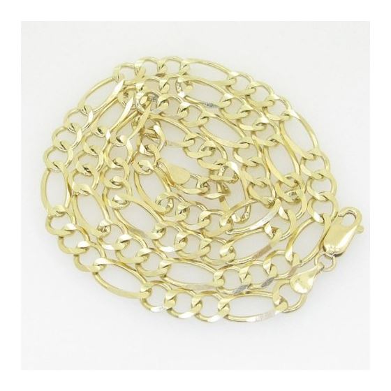 10K Yellow Gold figaro open chain GC72 1