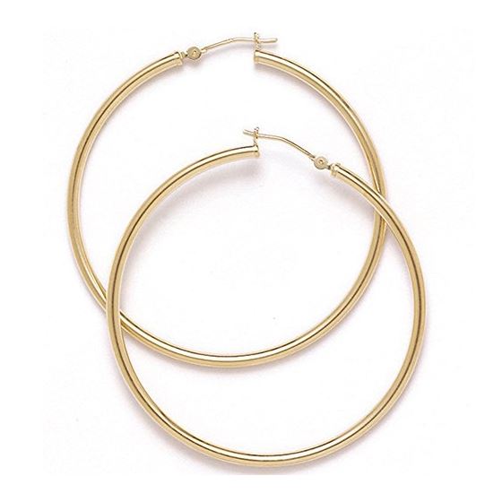 14K Gold Hoop Earrings HE43