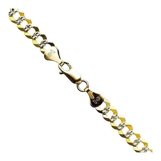 10K Diamond Cut Gold SOLID ITALY CUBAN Chain - 26 Inches Long 5.8MM Wide 1