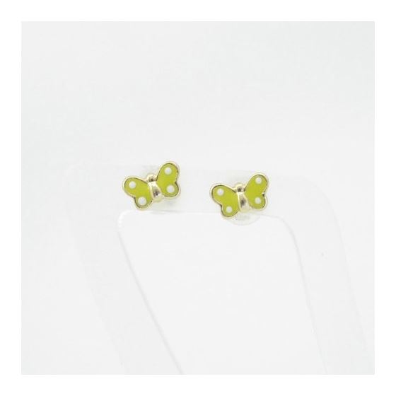 "14K Gold Earrings heart star flower dolphin penguin for Childeren