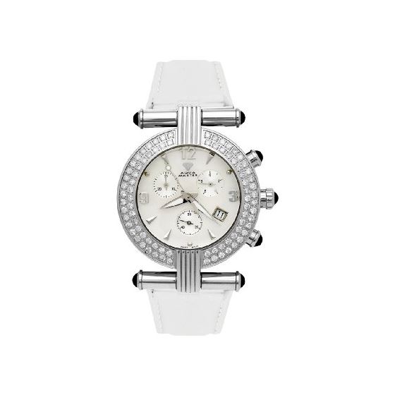 NEW! Ladies' Two-Row Big Diamond Watch, 2.80 C