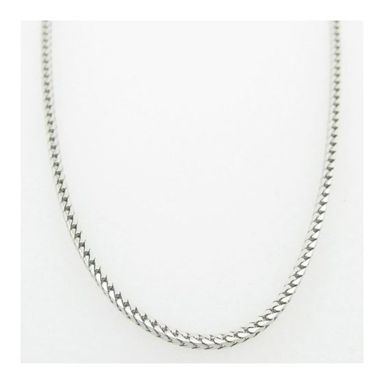 Mens White-Gold Franco Link Chain Length - 22 inches Width - 1.5mm 3