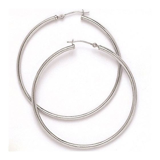 14K Gold Hoop Earrings HEW43