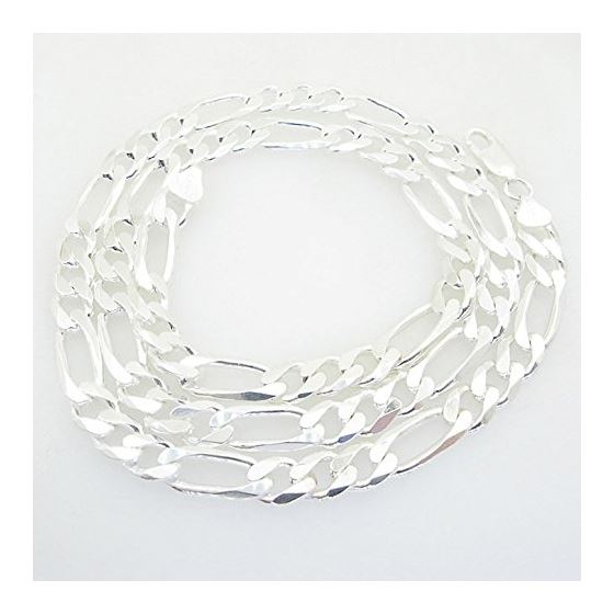 Figaro link chain Necklace Length - 24 inches Width - 8.5mm 1