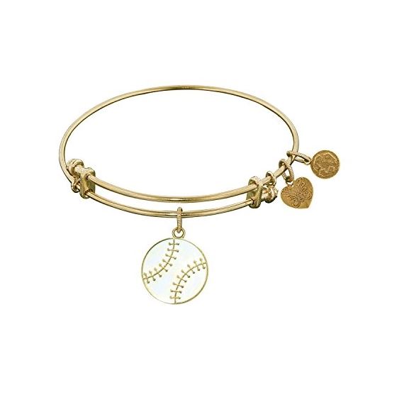 Angelica Ladies Sports and Hobbies Collection Bangle Charm 7.25 Inches (Adjustable) GEL1206