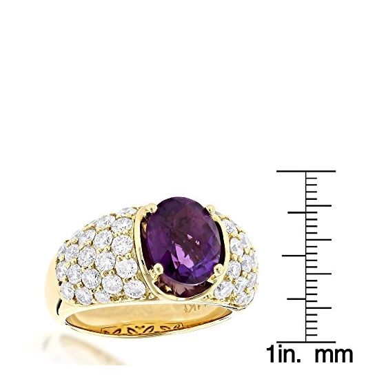 14K Cocktail Natural Diamond Ring For Women With-3