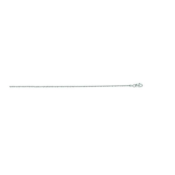 "14K Yellow Gold Sparkle Chain 16"" inches long x1.1mm wide"