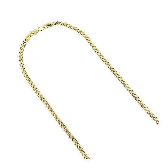 14K Yellow Gold Franco Chain 4Mm Wide Diamond Cut