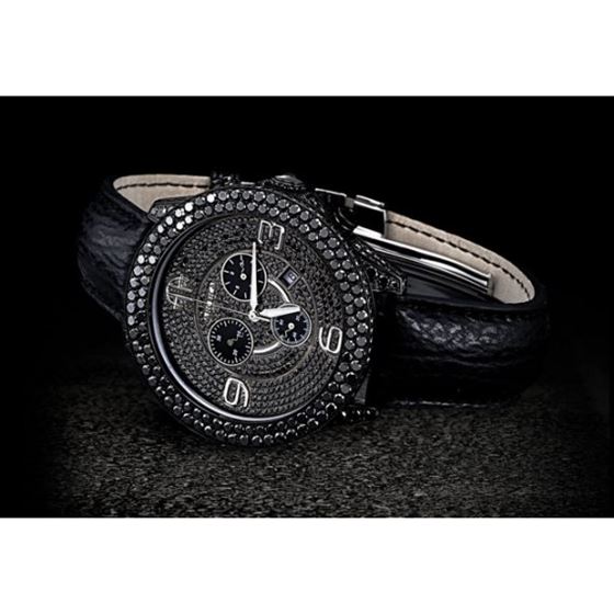 Arctica Watches Arctica 47mm Black Diamond Case 14.70ct
