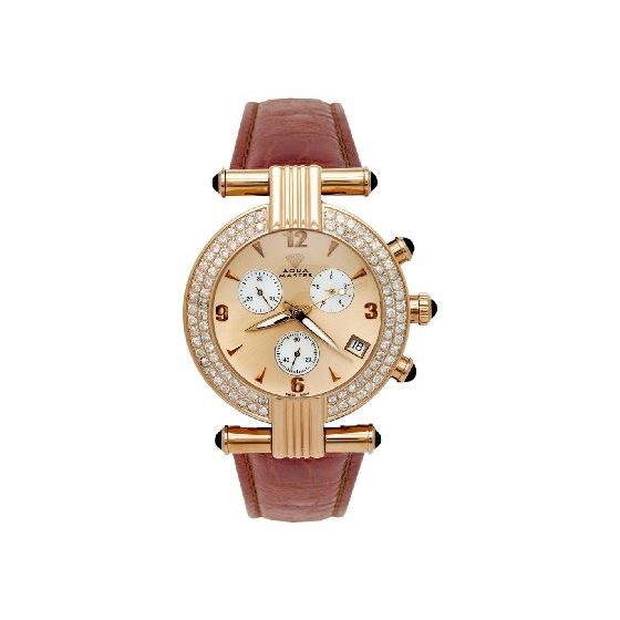 NEW! Men's Two-Row Big Diamond Watch, 3.25 Ctw