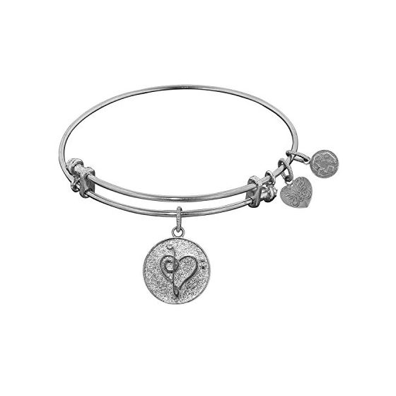 Angelica Ladies Sports and Hobbies Collection Bangle Charm 7.25 Inches (Adjustable) WGEL1054