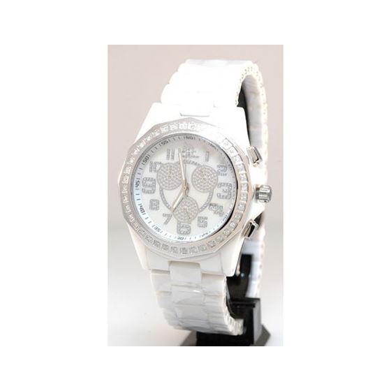 Ceramic Watches Techno Master Unisex Diamond Watch TM-2136