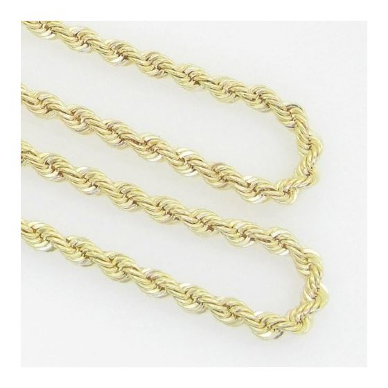 10K Yellow Gold rope chain GC11 3